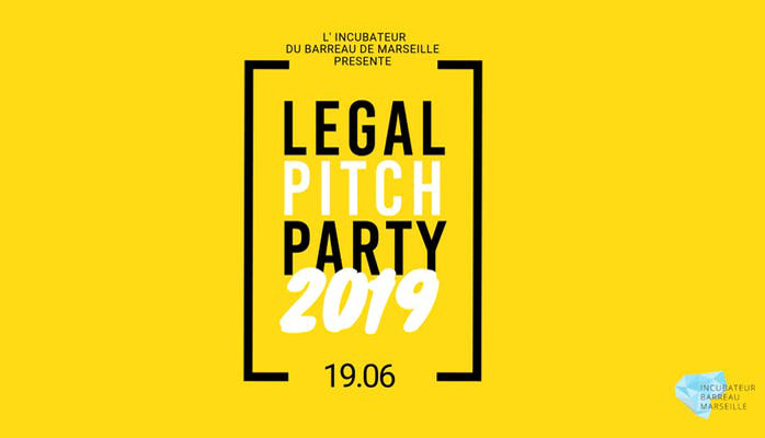 Nous sommes heureux de pitcher le 19 juin à la LEGAL PITCH PARTY 2019 organisée par l'Incubateur du Barreau de Marseille !