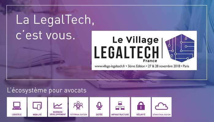SAVE THE DATE la 3e édition du Village de la Legaltech c'est du 27 au 28 novembre ! Découvrez bientôt l'intégralité de nos interventions lors de cet événement ! 